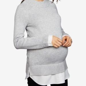 A Pea in the Pod Layered-Look Sweater